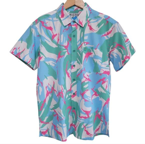 Warrior Camos Vaporland DPM Button Down Shirt Sleeve Shirt - Picture 1 of 5